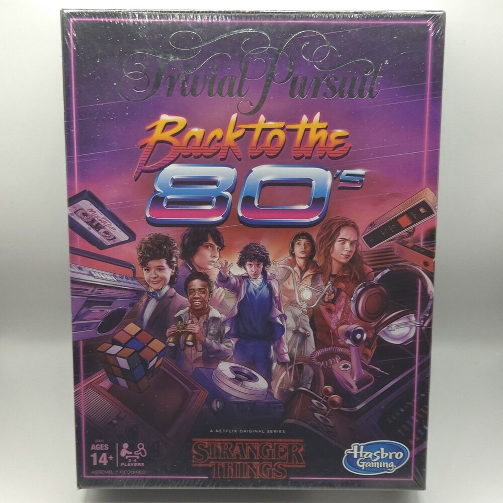 Trivial Pursuit Netflix Stranger Things Back to The 80s Edition Board Game New